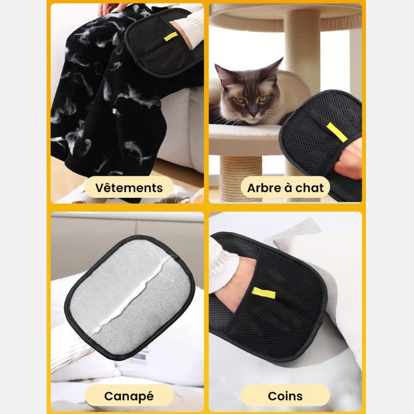 PoilZen™ - Gants Anti-Poils Réutilisables