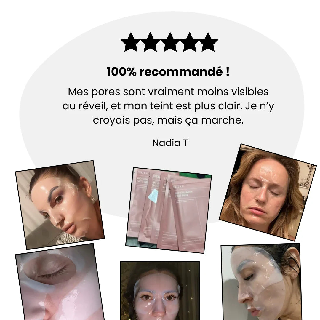 GlowLiss™ - Masque Hydratant Bio-Collagène