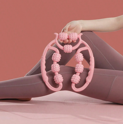 LegRoll™ Pro – Rouleau de Massage à 9 Roues
