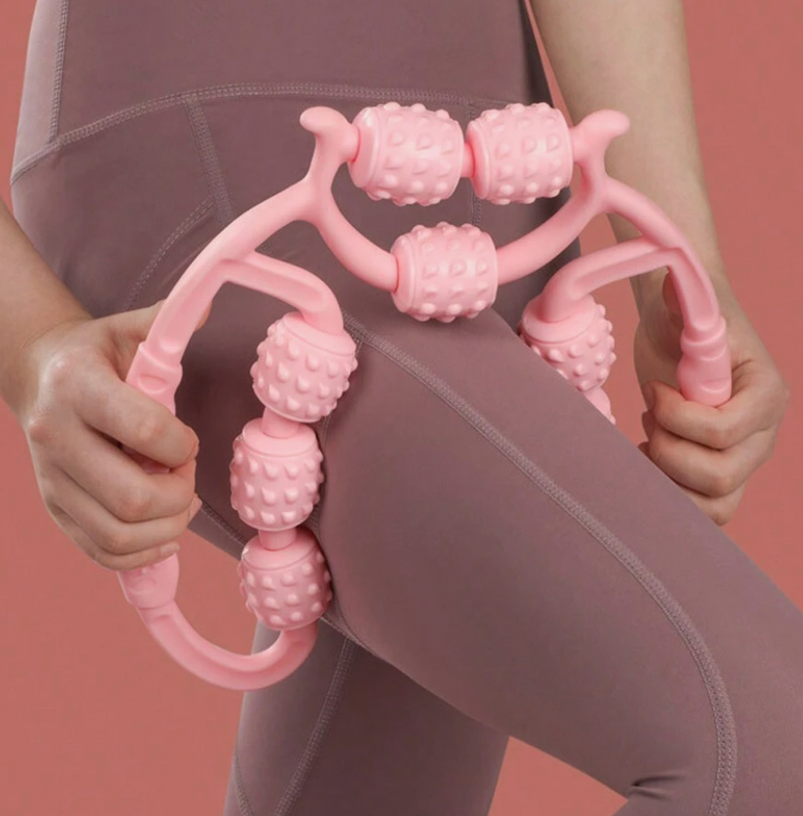 LegRoll™ Pro – Rouleau de Massage à 9 Roues