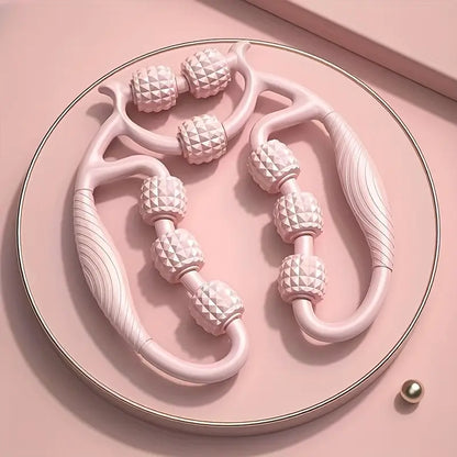 LegRoll™ Pro – Rouleau de Massage à 9 Roues