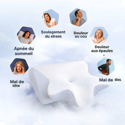 OrthoZen™ – Oreiller Ergonomique Cervical