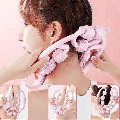 LegRoll™ Pro – Rouleau de Massage à 9 Roues