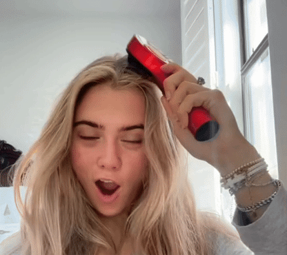 VibraHair™ – Peigne & Masseur Cuir Chevelu 3-en-1