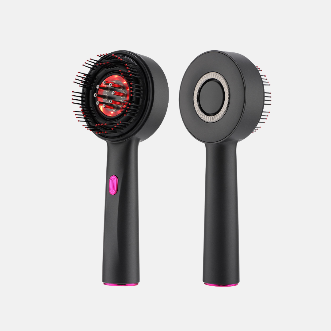 VibraHair™ – Peigne & Masseur Cuir Chevelu 3-en-1