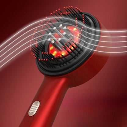 VibraHair™ – Peigne & Masseur Cuir Chevelu 3-en-1