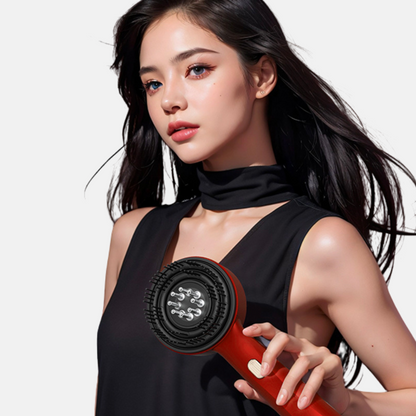 VibraHair™ – Peigne & Masseur Cuir Chevelu 3-en-1