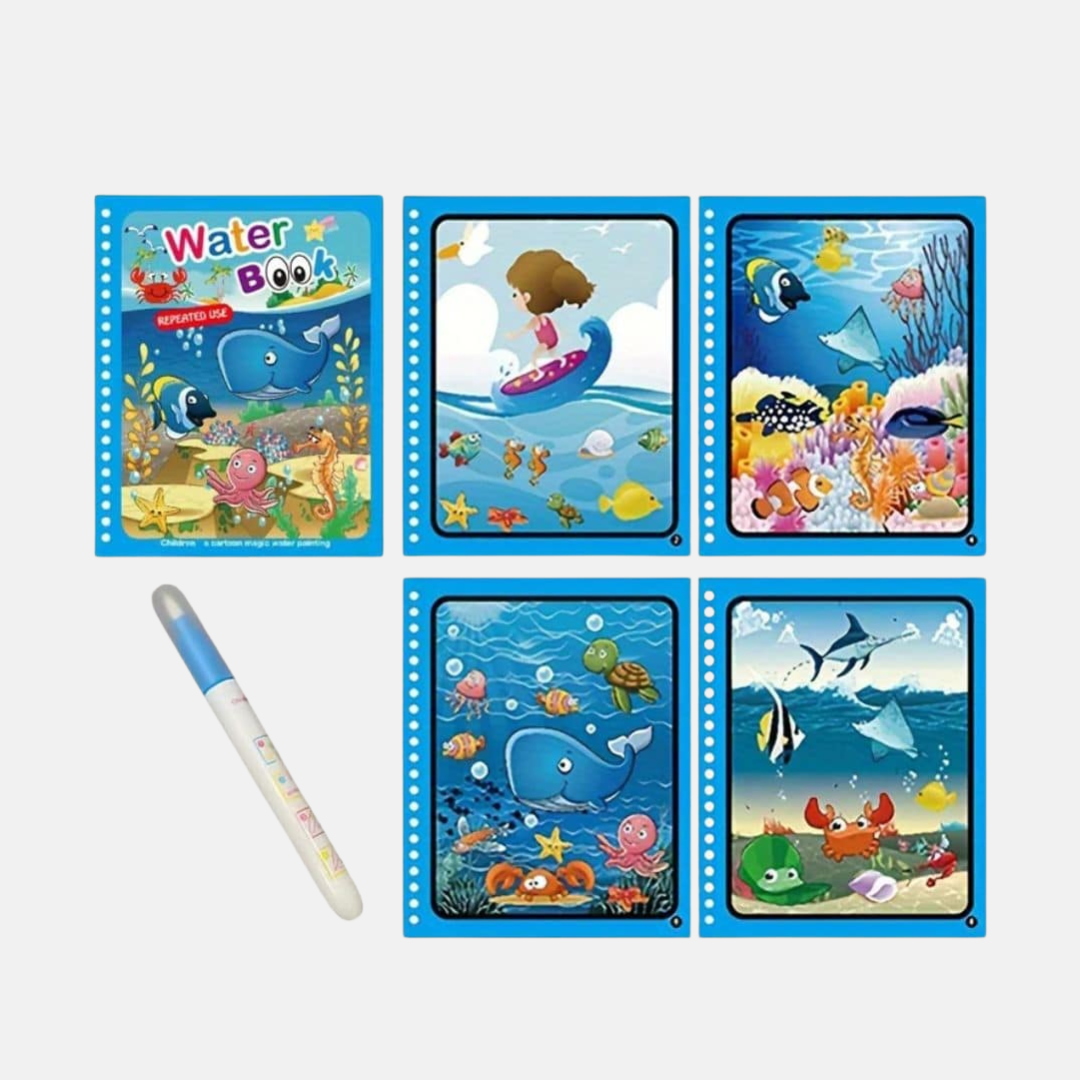 WaterBook™ – Cahiers Magiques à colorier à l'eau