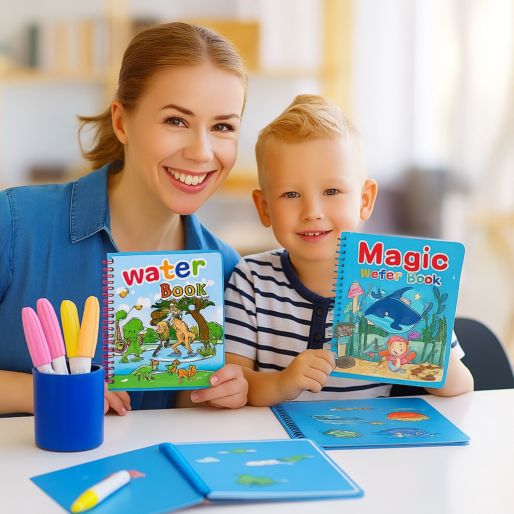 WaterBook™ – Cahiers Magiques à colorier à l'eau